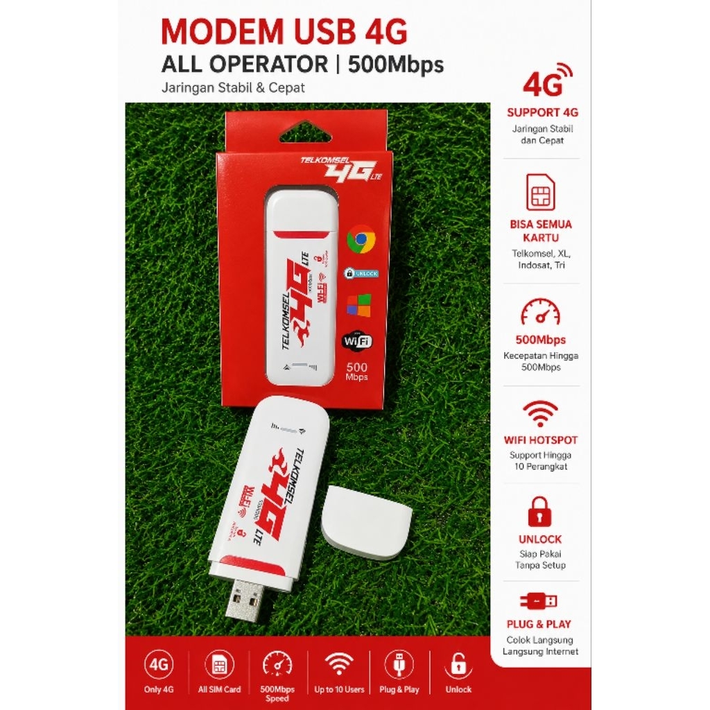 Modem usb 500mbps unlock modem telkomsel 4g lite