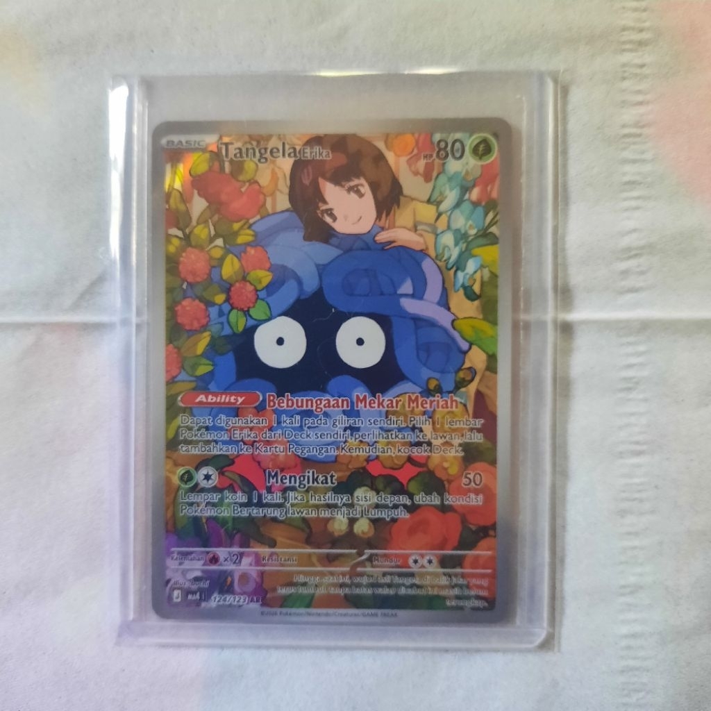 Tangela Erika Ar pokemon cards bahasa indonesia tcg
