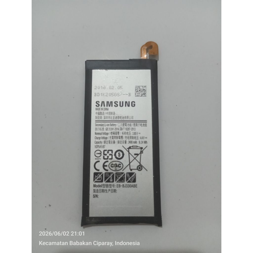 baterai samsung j3 pro