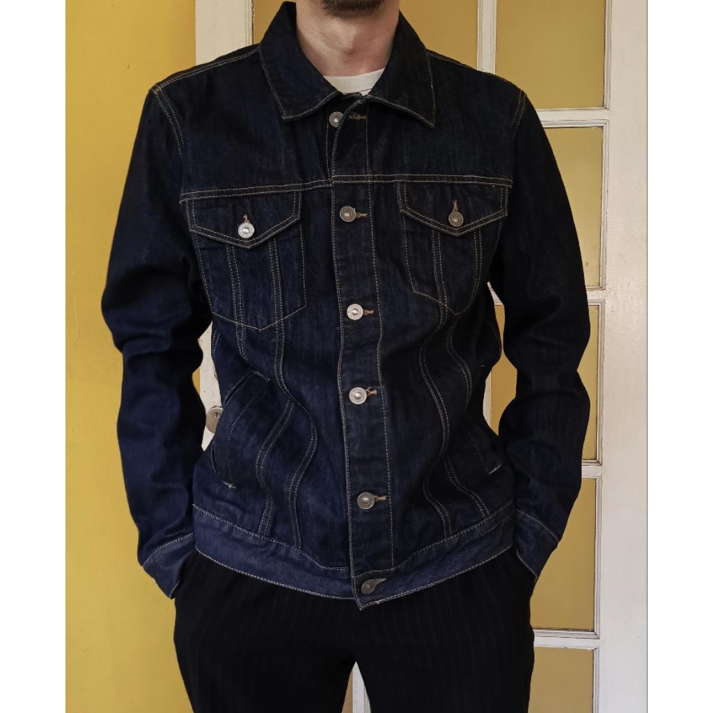 Jaket Jeans Raw Denim POLHAM