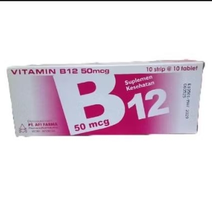 Vitamin B12 50 Mcg AFI FARMA