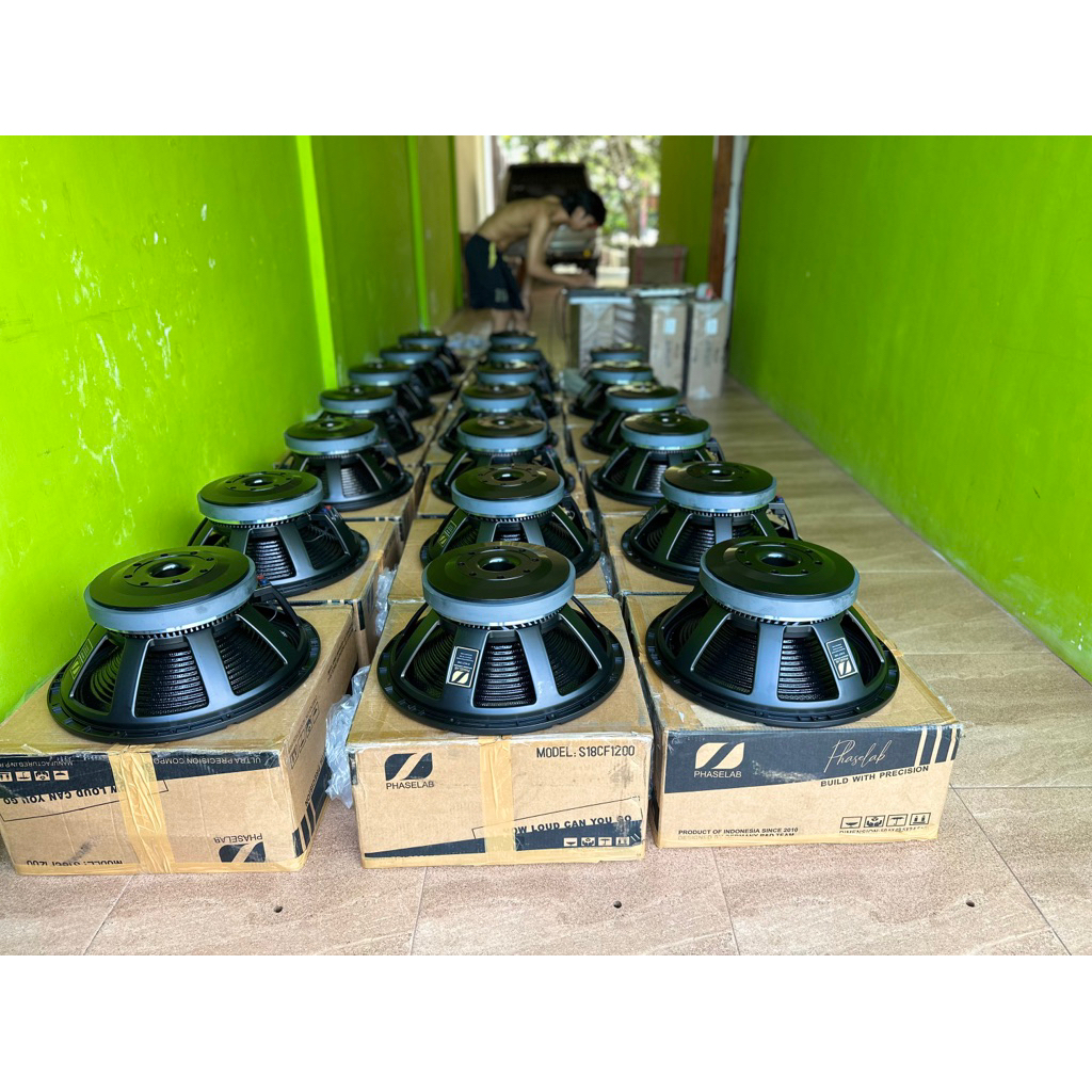 SPEAKER COMPONENT PHASELAB 18CF1200 CARBON ORIGINAL