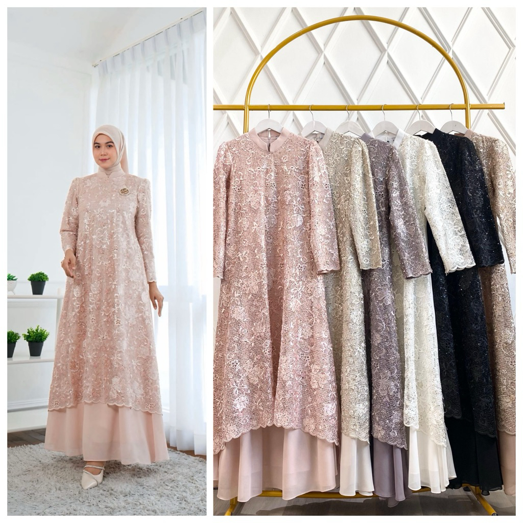 NABILA // ATALIA DRESS GAMIS PREMIUM BY LAYKA