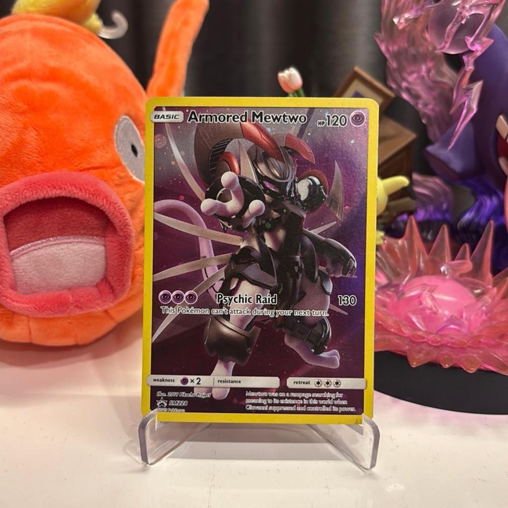 Armored Mewtwo SM228 Black Star Promo Sun & Moon English Pokemon Card TCG