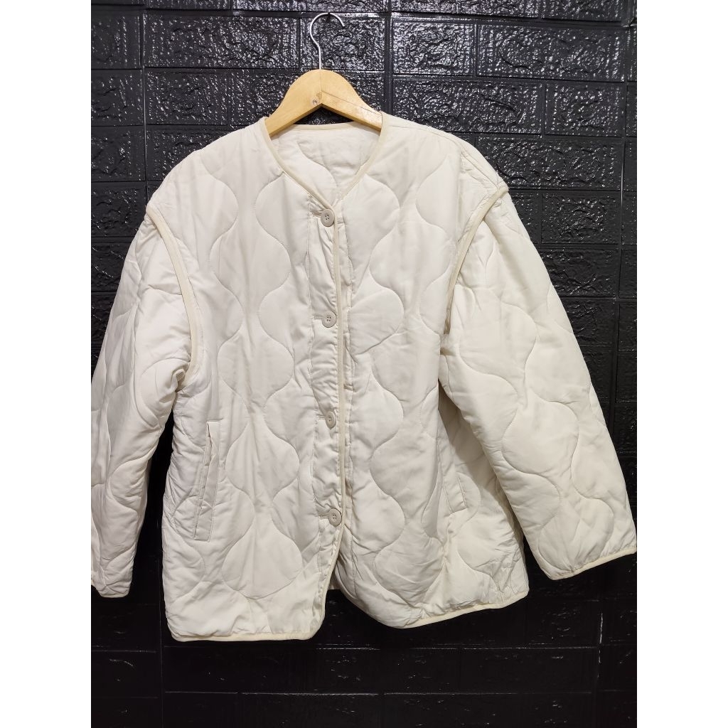 outer vest Puffer quilted GU Uniqlo