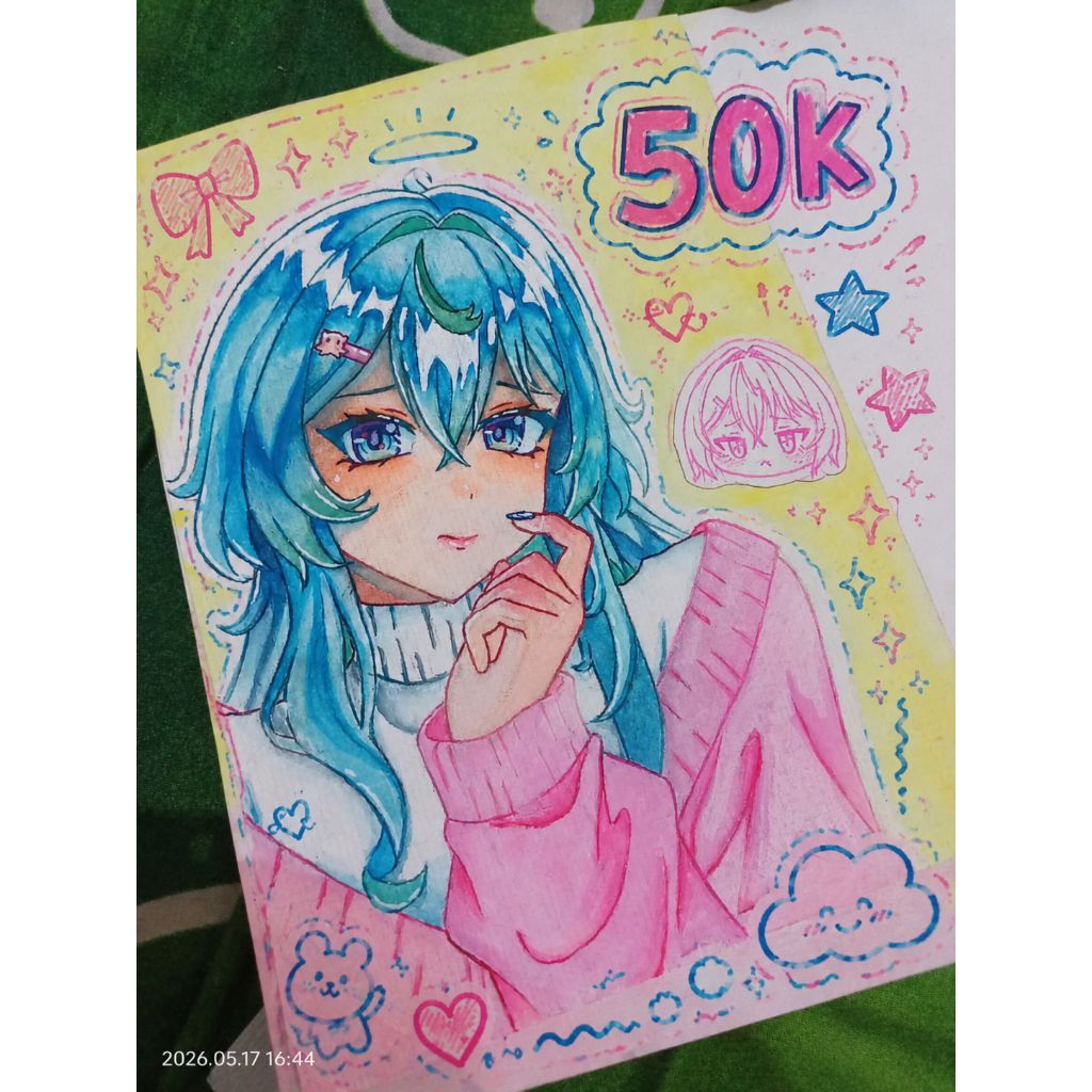 [OPEN/COMMISSION] commission art tradisional || PLEASE READ DESC || jasa gambar oc,anime,dll
