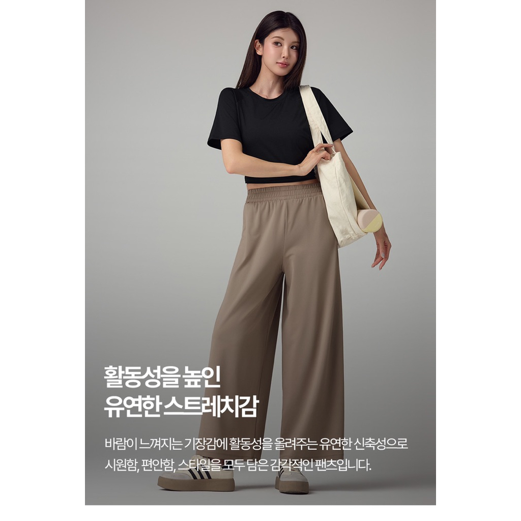 Kulot santai wanita / STL pull on relax culotte pants