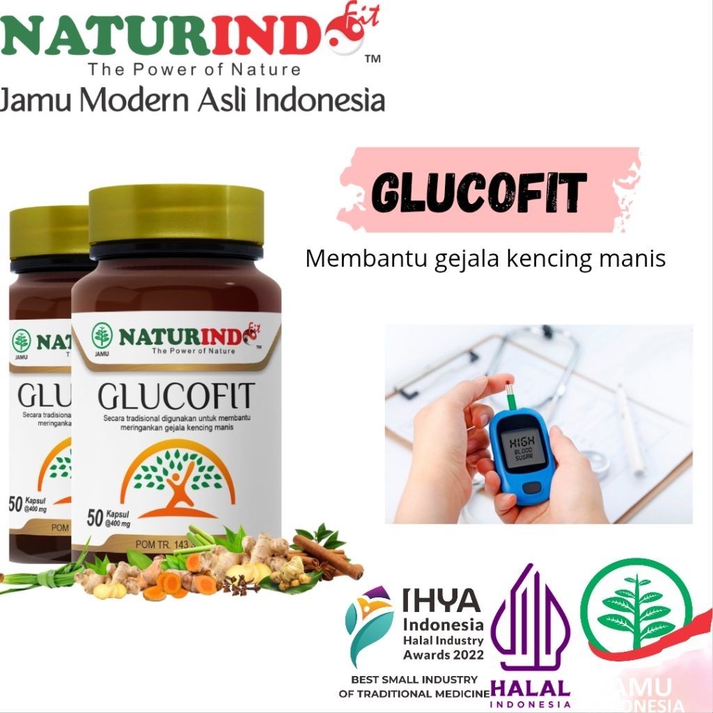 GLUCOFIT Naturindo 50 Kapsul