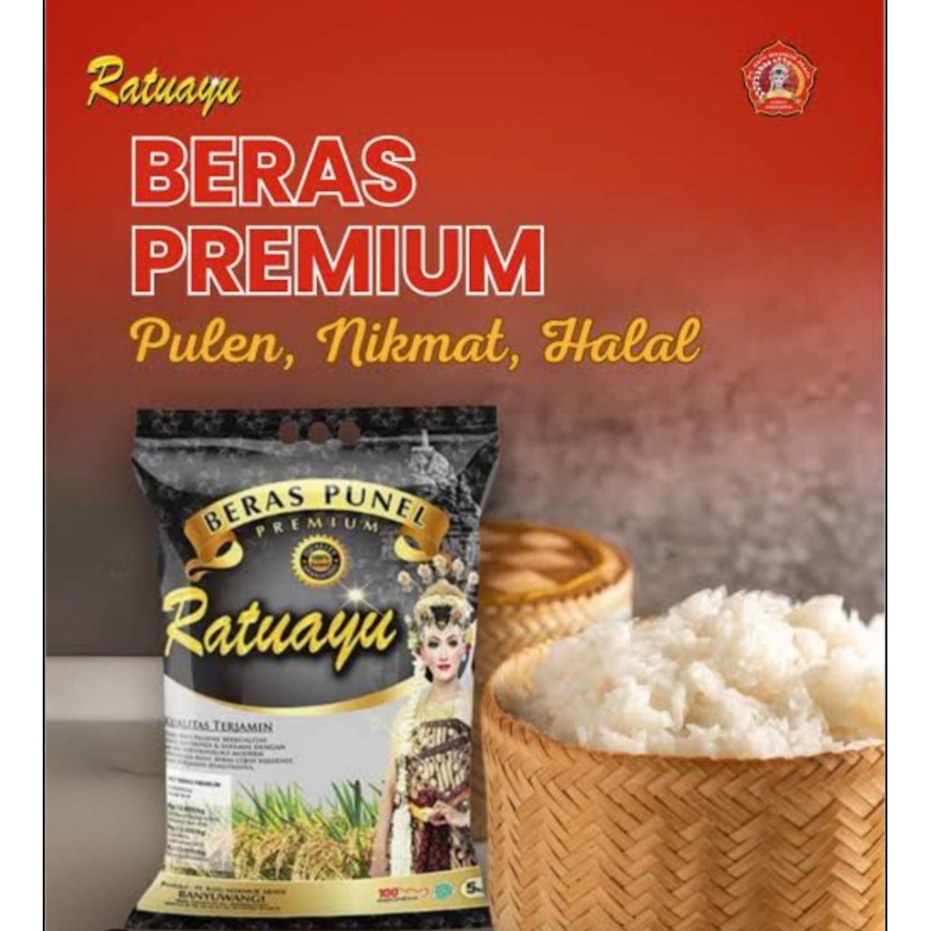 Beras Ratu Hitam 5kg / Beras Pulen