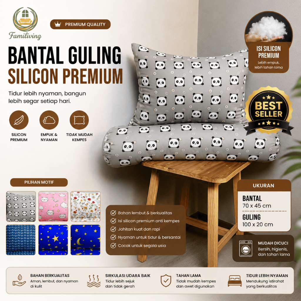 BANTAL GULING MICROFIBER | SILICON