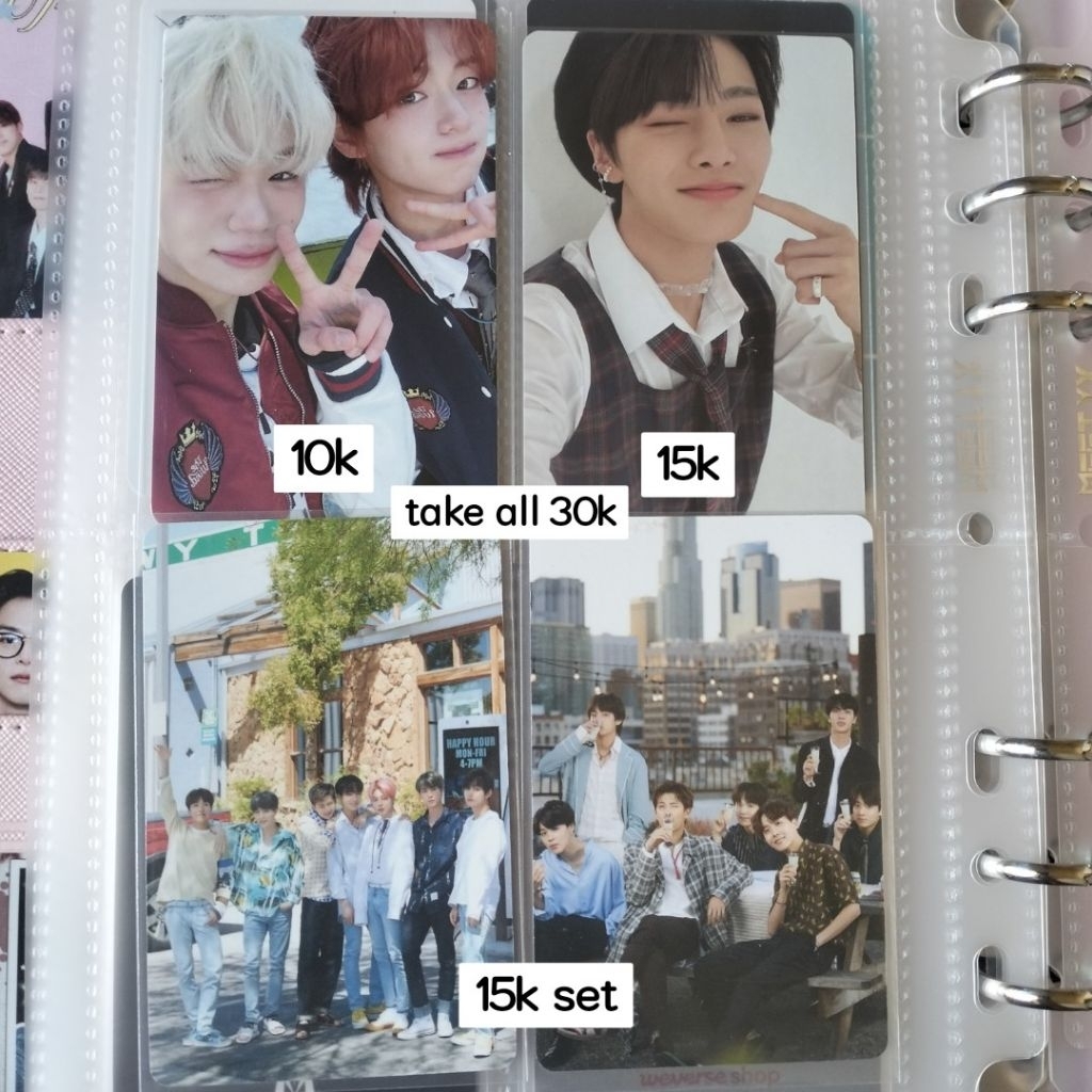 PHOTOCARD PC OFFICIAL THE WIND STRAY KIDS I.N BTS OT7 GROUP DICON 101 D'FESTA MINI EDITION