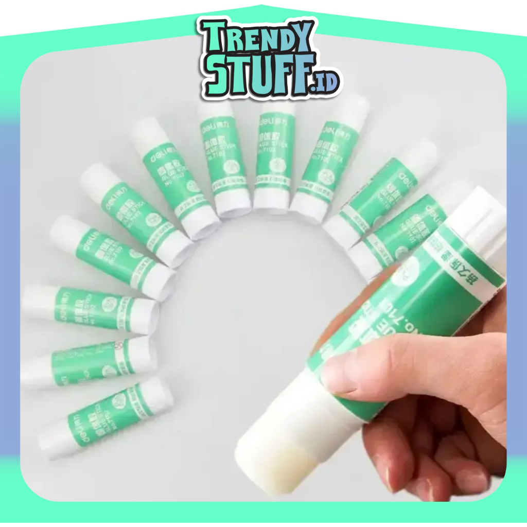 TRENDYSTUFF Glue Stick 9 Gr / Lem Kertas Batang Anti Tumpah S109