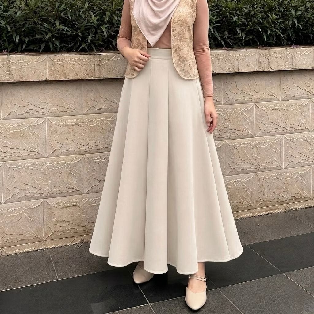 Audy skirt korean loose // Rok audy korean skirt loose jumbo