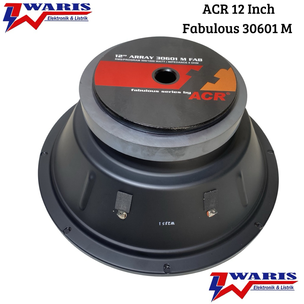 Speaker 12 Inch ACR Array Fabulous 30601 M Body Vacum Original