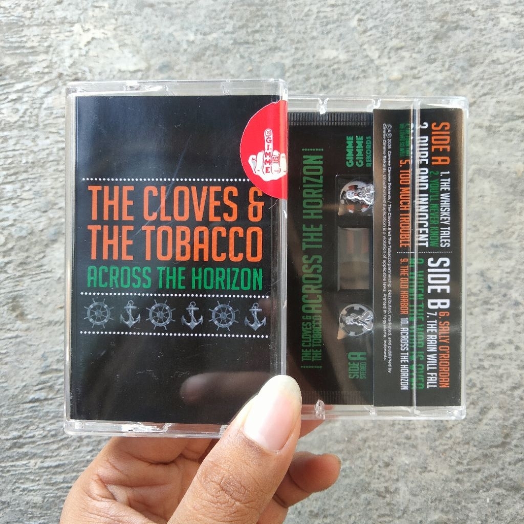 Kaset Pita The Cloves & The Tobacco - Across The Horizon