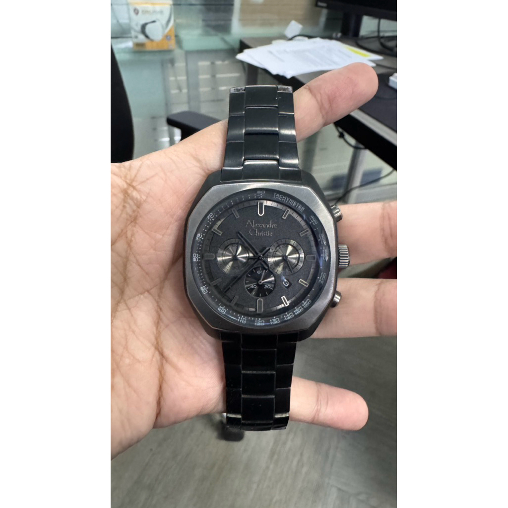 Jam Tangan Pria Alexandre Christie 6666MC Original