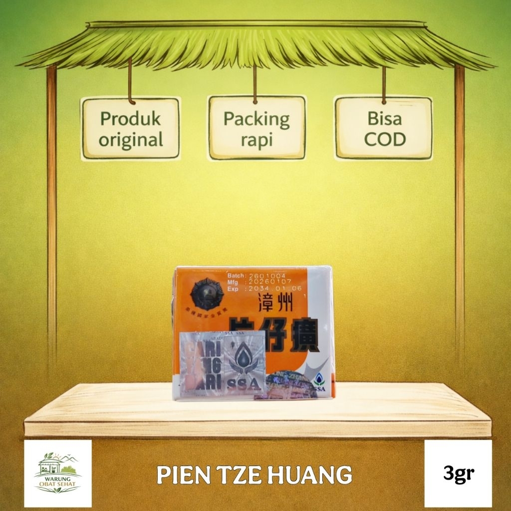 Pien Tze Huang Obat Herbal China Untuk Penyembuhan Luka Operasi Melindungi Liver