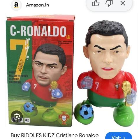 Mainan Anak Dance Cristiano Ronaldo Joget Juggling Bola