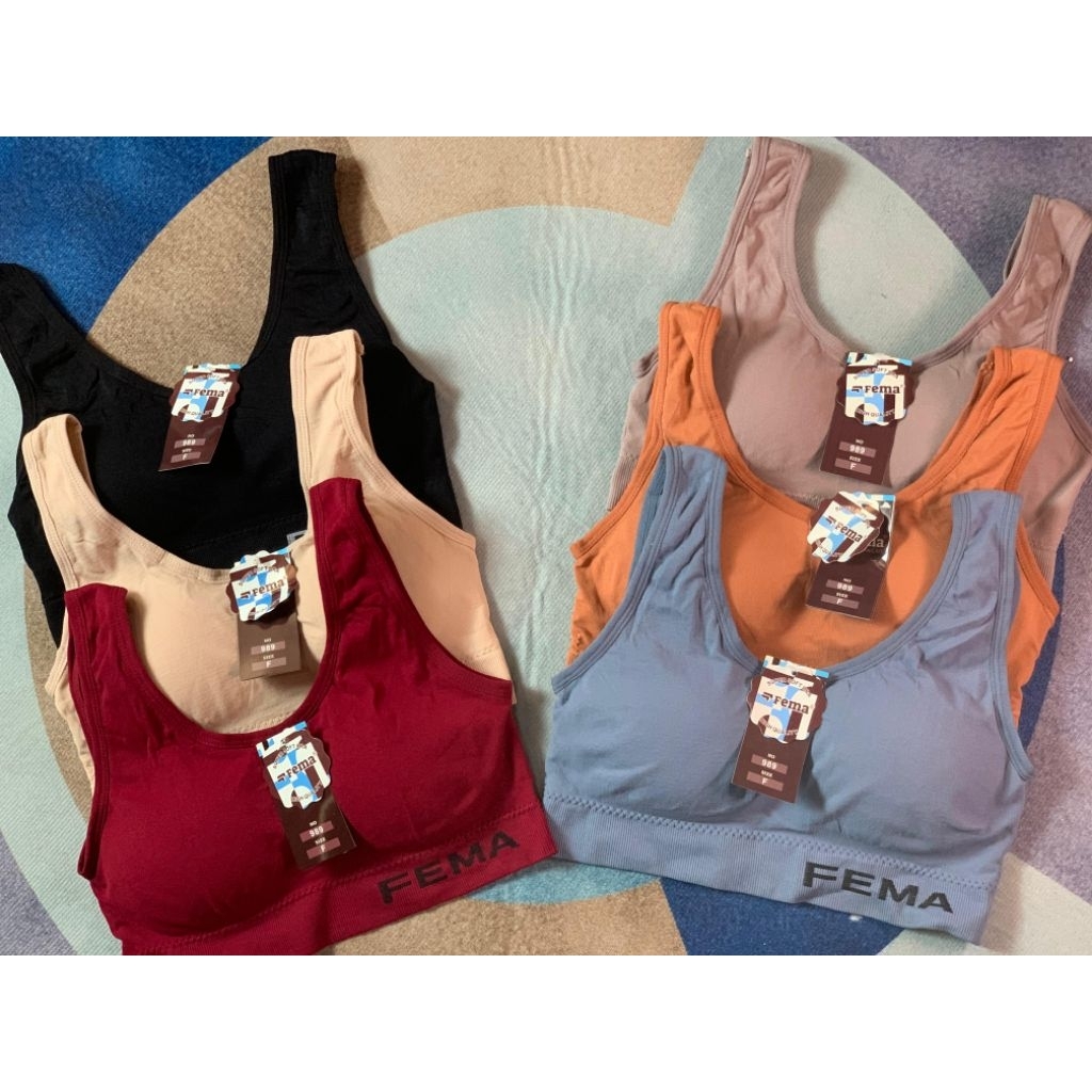 BRA SPORT FEMA BAHAN RAJUT ADEM ALL SIZE