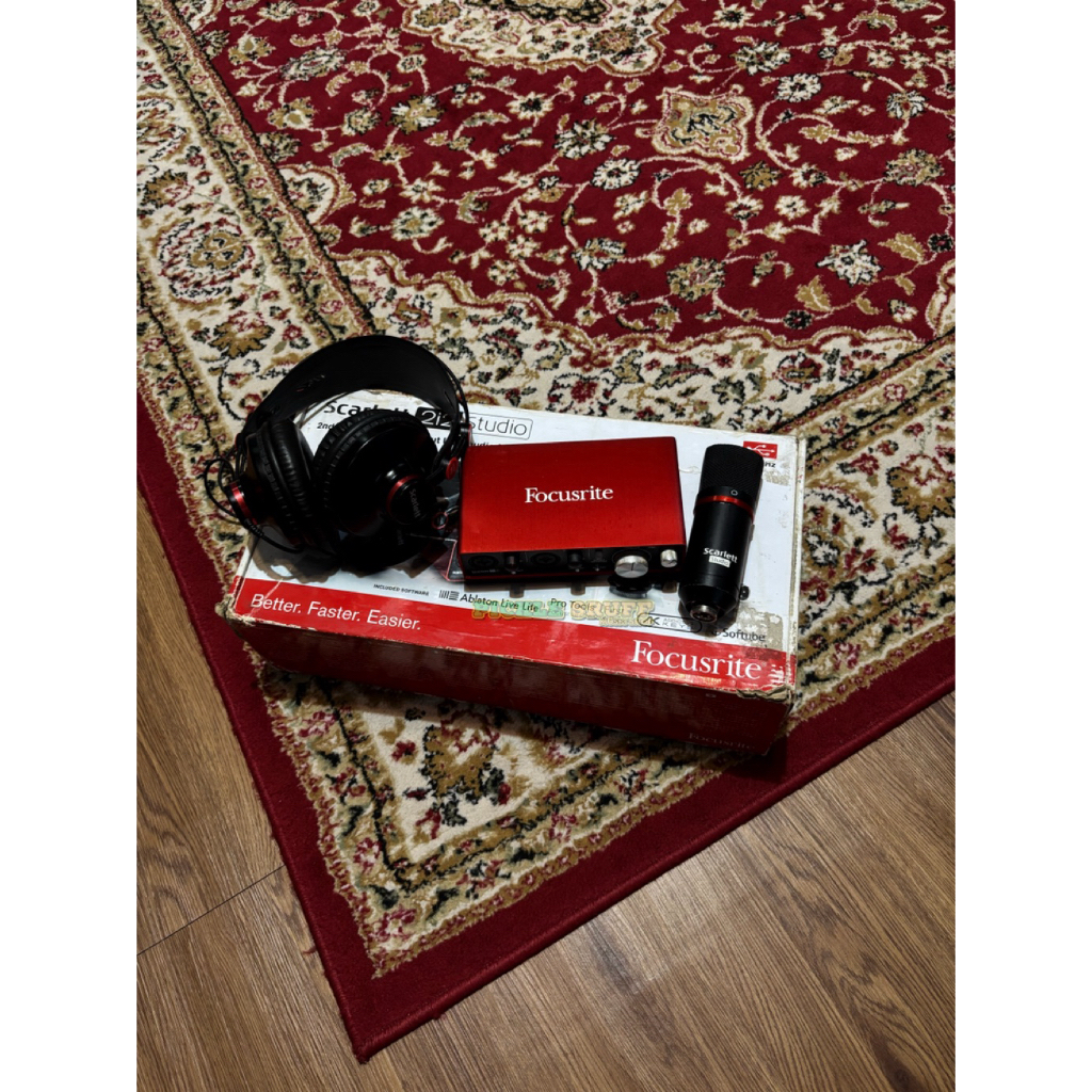FOCUSRITE SCARLETT 212 STUDIO 2ND GEN | SOUNDCARD FOCUSRITE SCARLETT | AUDIO INTERFACE FOCUSRITE SCA