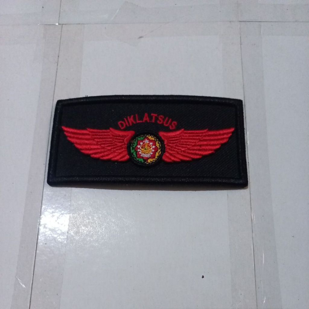 LOGO WING DIKLASUS PROVOST BANSER BORDIR TIMBUL 3D