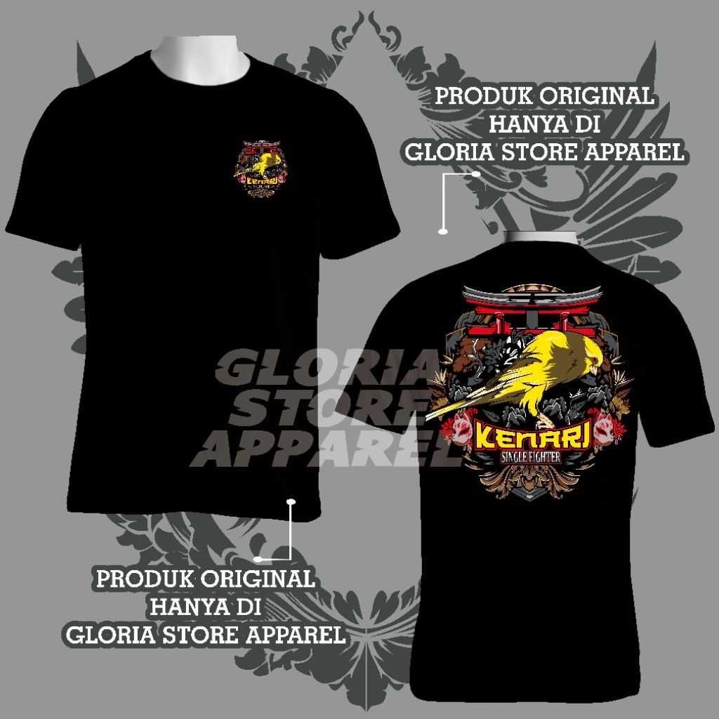 KAOS KENARI KAOS KICAU MANIA KENARI MANIA BURUNG KENARI MURAH LEBAY T SHIRT BURUNG KENARI