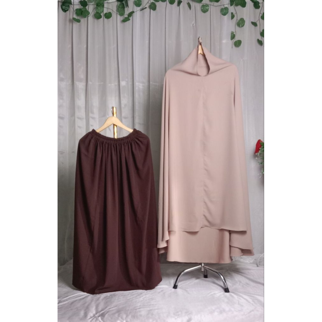 jilbab set Rok + khimar