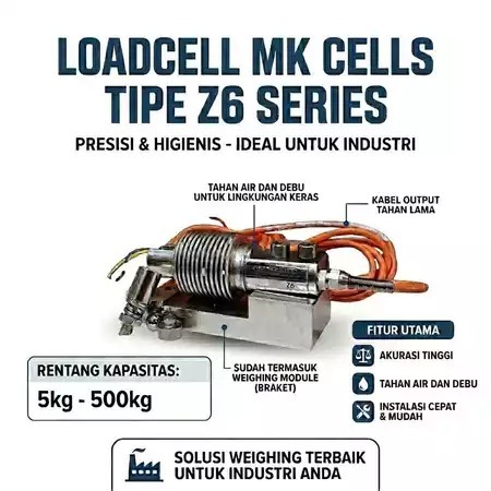 Loadcell Bending Beam MK-Z6 Loadcell Anti Getar MK-Z6 /Loadcell