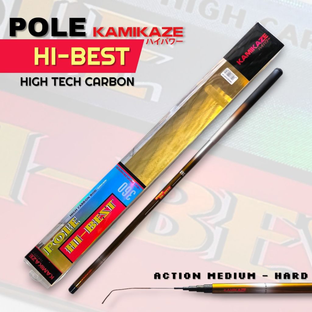 Joran Tegek Kamikaze Hi-Best Pole High Tech Carbon Action Medium Hard