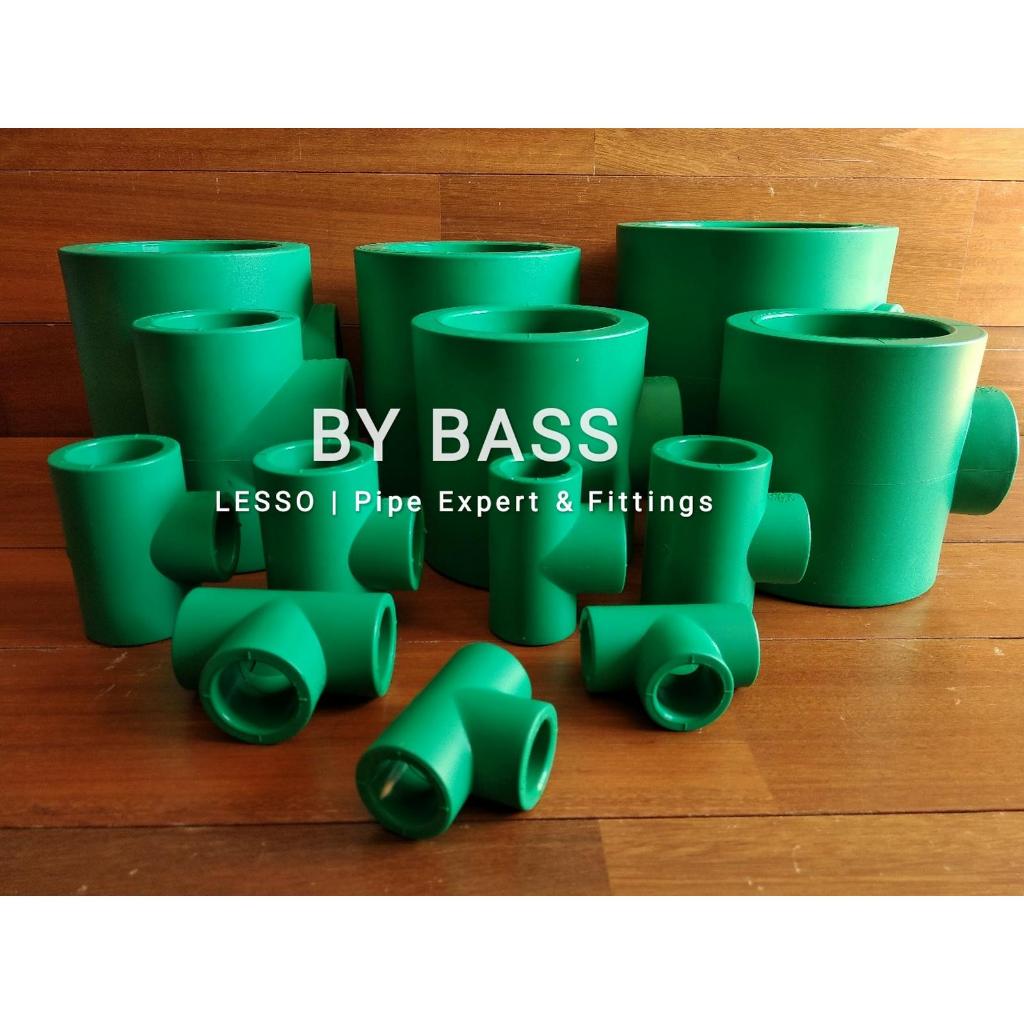 TEE PPR 75 mm Lesso Fitting Equal PPR Water Pipe Tee PPR 2-1/2" Inch