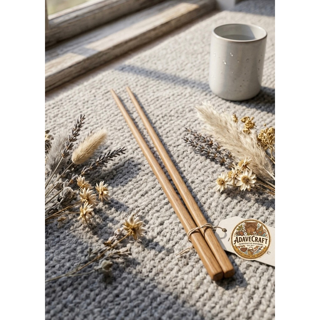 Sumpit kayu - Eco Friendly Peralatan Makan 22cm | Souvenir Pernikahan Unik