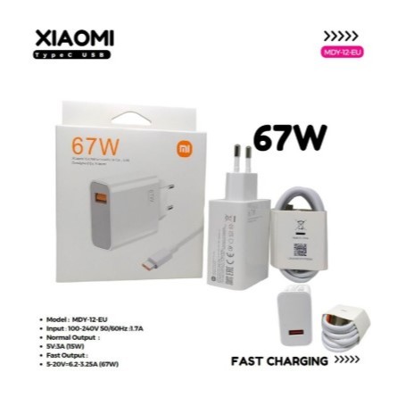 Charger Xiaomi Mi9 67W MDY-12-EH Turbo Fast Charge Original