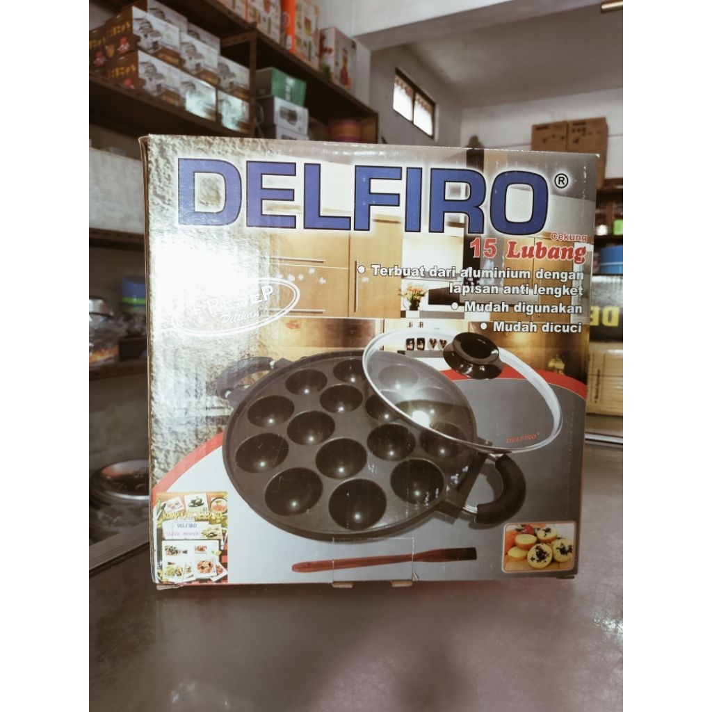 Delfiro cetakan pukis cekung lubang 15