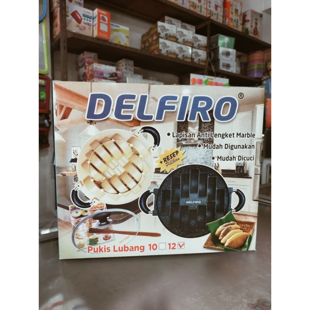 Delfiro cetakan pukis lubang  10 & 12
