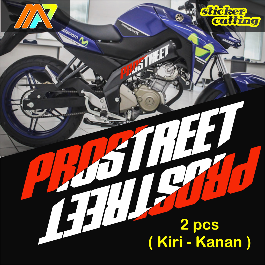 Sticker Cutting PROSTREET Rangka Body Deltabox Vixion - Stiker PROSTREET Motor Vixion