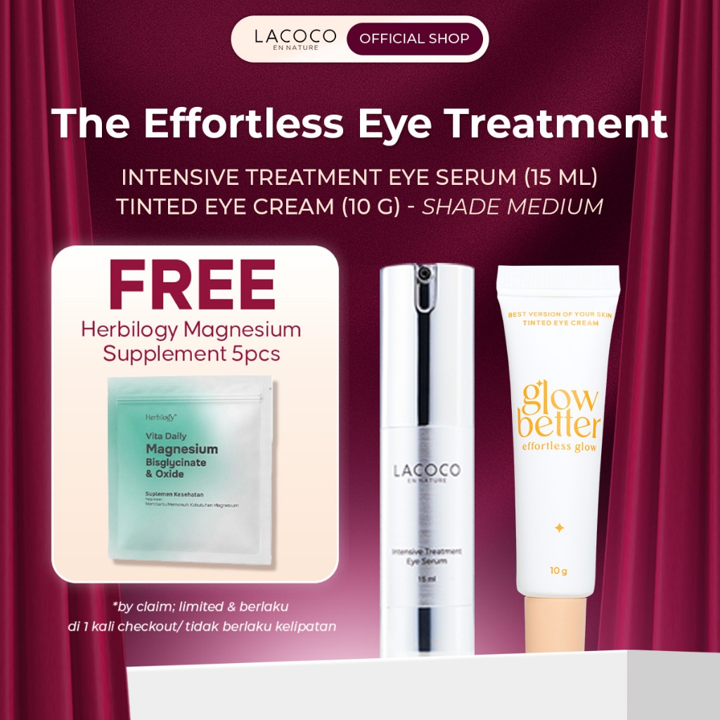 [Lacoco x Glow Better] The Effortless Eye Treatment - Lacoco Intensive Treatment Eye Serum & Glow Be