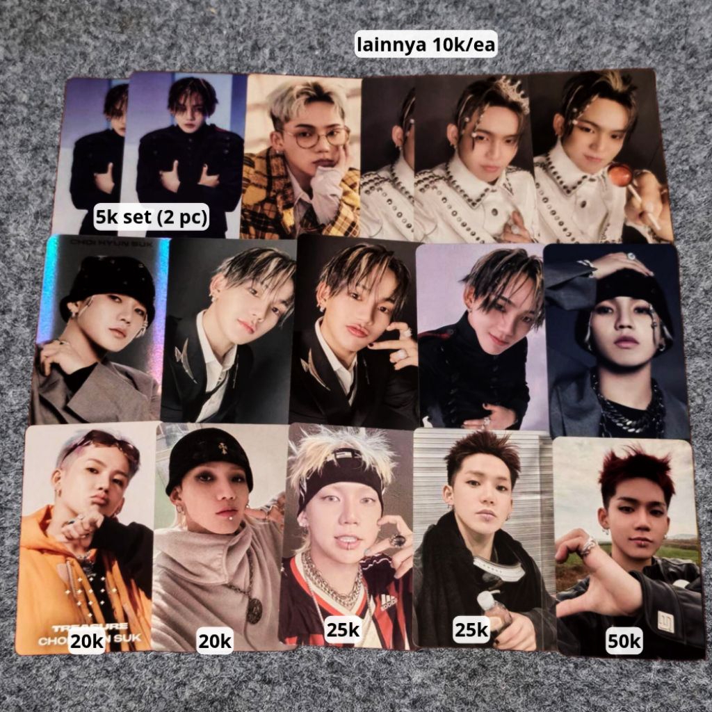 [WAJIB CO BUNGKUS] SALE HYUNSUK treasure pc weverse pob tc digipack jp hmv reboot kolbuk 3rd magazin