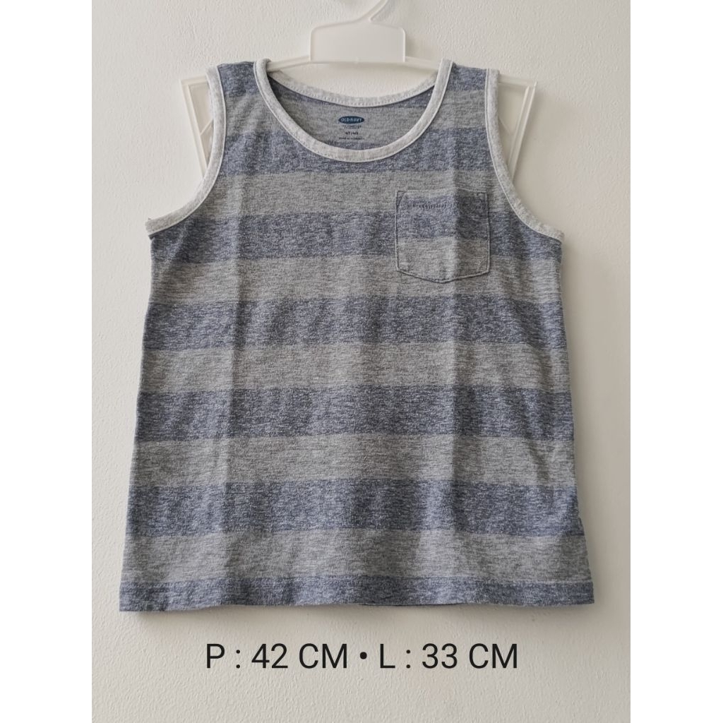 kaos singlet anak laki old navy usia 4 tahun lengan buntung kutung kutang boy toddler sleeveless sec
