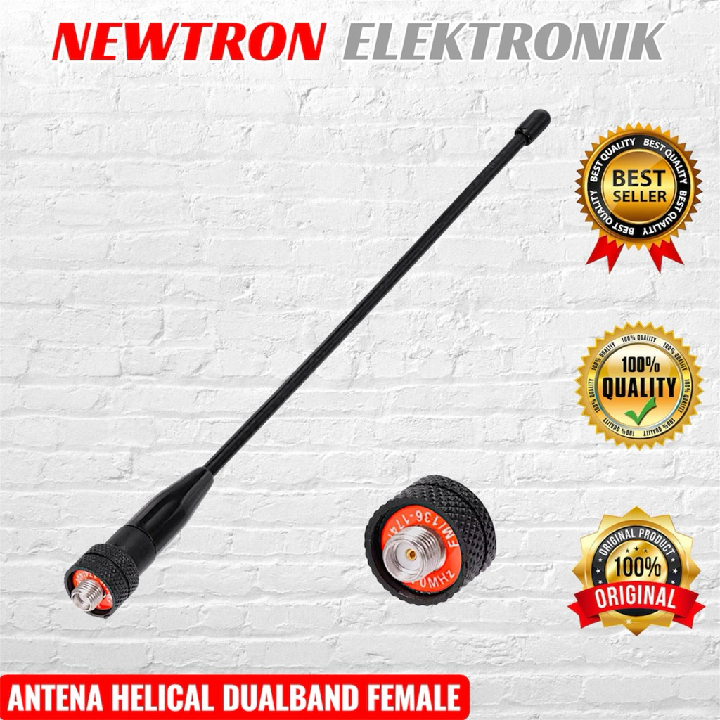 Antena Helical Dualband Sma Female HT Baofeng UV82 UV5R 3288 BJH Berlin Texas Comteck HT China Dual 
