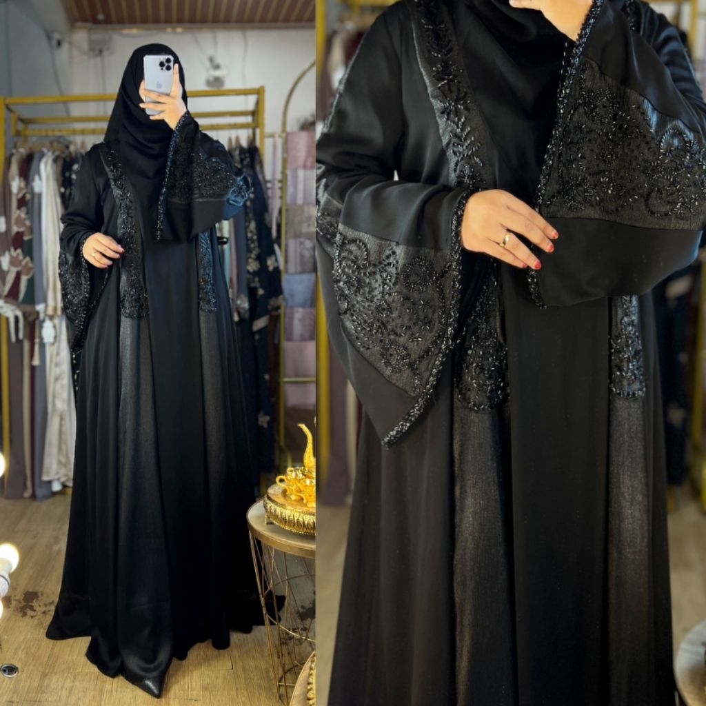 Baju Abaya Hitam Original Import Mesir