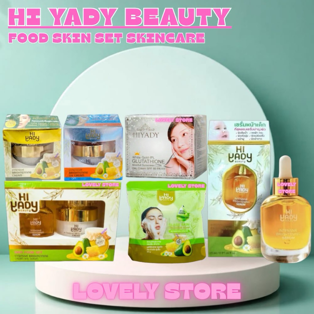 [READY] HI YADY HIYADY BEAUTY INTENSIVE BRIGHTENING CREAM DAY CREAM SPF50 PA+++ | HIBYADY NIGHT CREA