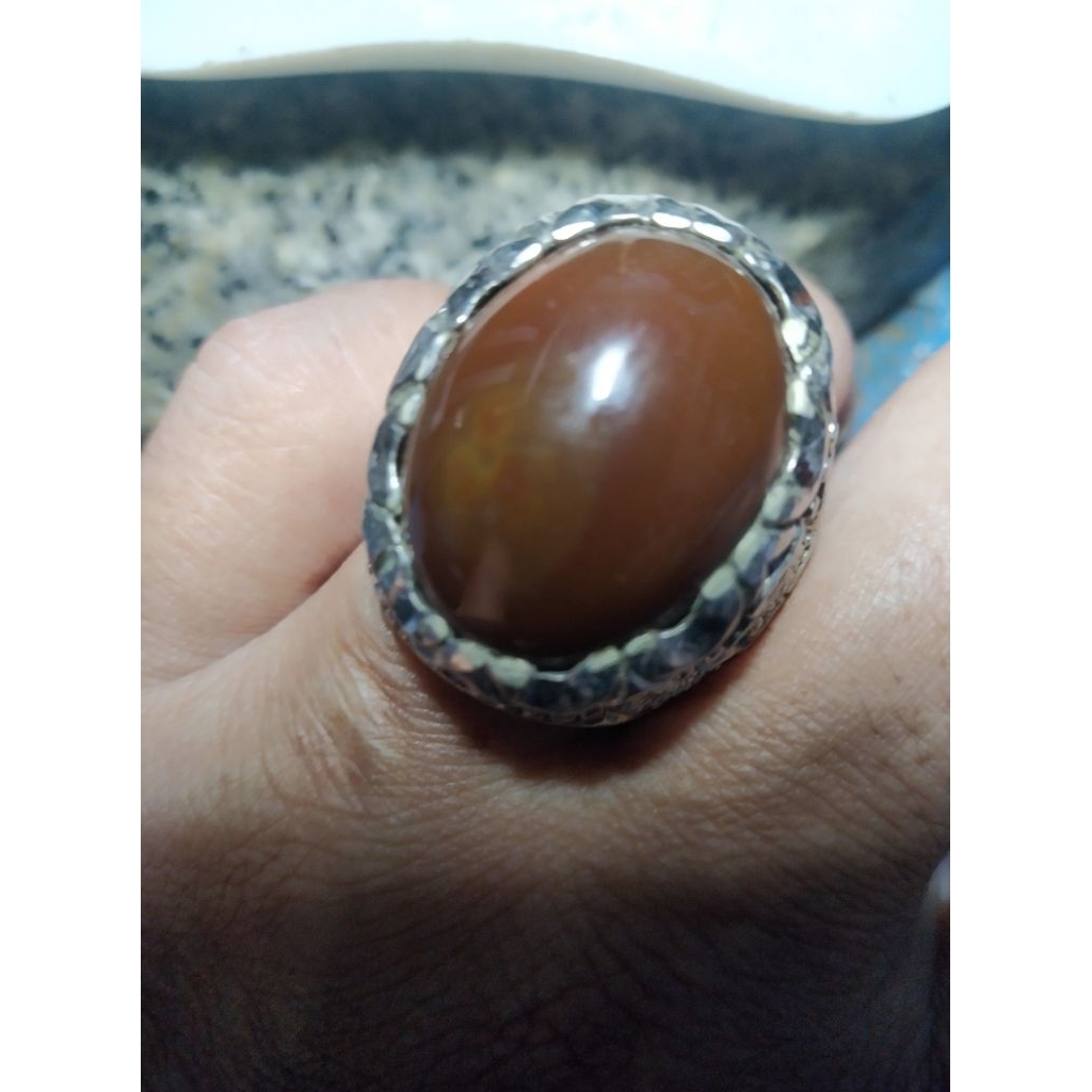 Batu Cincin Akik Sawo Kecik Natural Alam kode 20/497