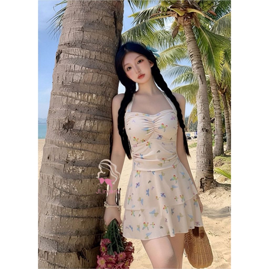 SEXY BIKINI BODYSUIT BAJU RENANG WANITA DEWASA OUTDOOR PANTAI KOREA STYLE