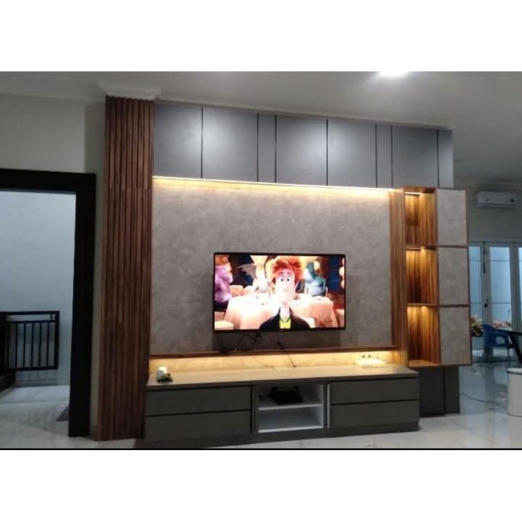 bedrof tv/mija tv/ kabinet tv minimalis hpl taco