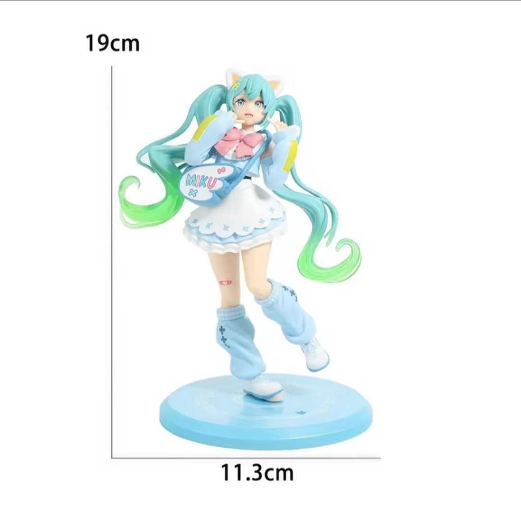 Koleksi Figure Hatsune Miku Bitter Pattisier Cat Ears Ver Pajangan