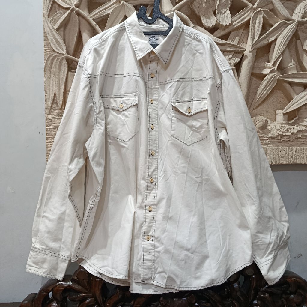 Kemeja Pria Jumbo Branded / Kemaja Pria Putih Jumbo / Kemeja Jumbo Brand