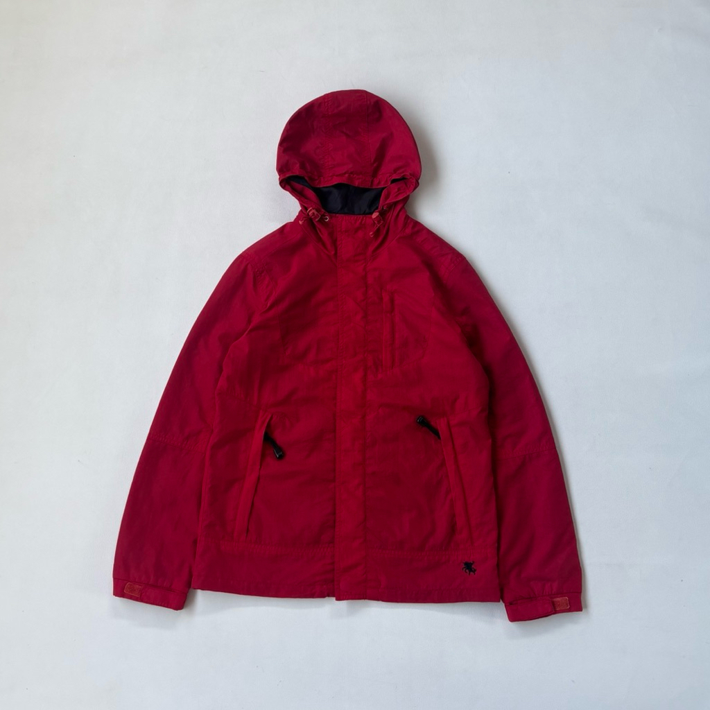 Edwin Outdoor Hooded Jacket Red