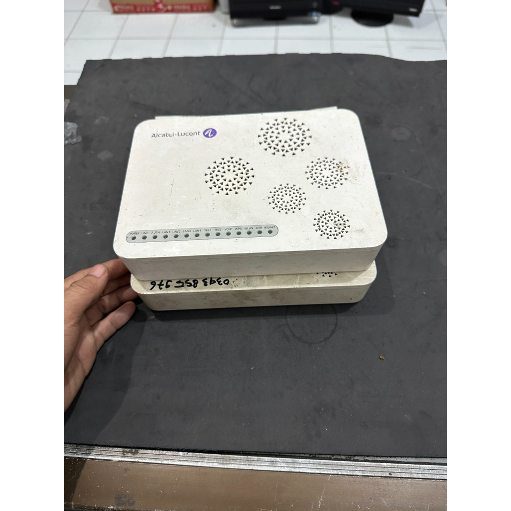 Modem Router GPON ONT Alcatel Lucent I 240W A Wireless Bekas Normal