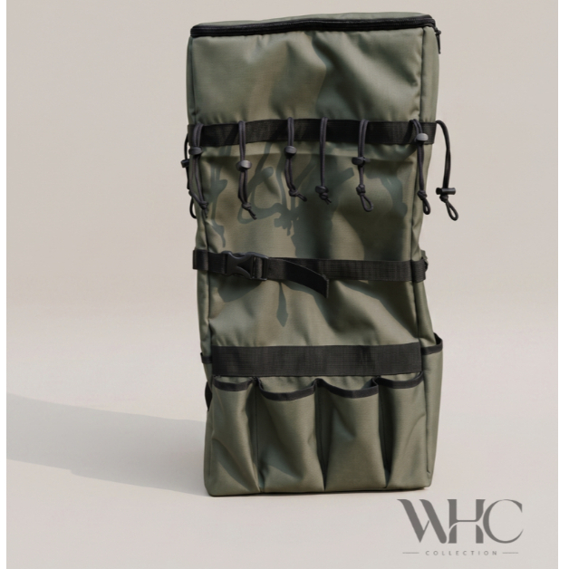 Tas Pancing Ransel 10 Slot Multifungsi ransel joran pancing Backpack Mancing Tactical Rod Holder