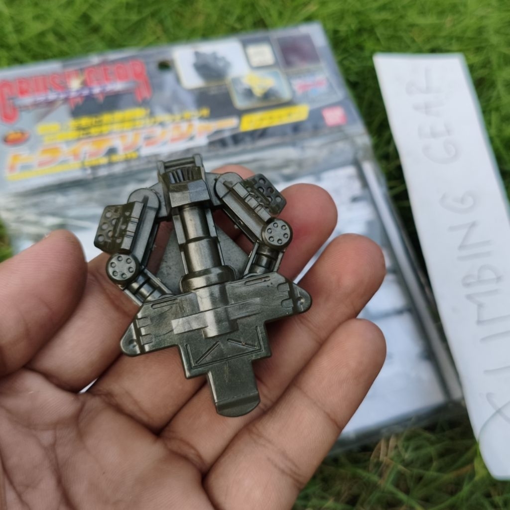 PART CRUSH GEAR REAR WEAPON TRIDER RINGER RW BANDAI SUDAH DIRAKIT ORIGINAL SENJATA BELAKANG TRIDERRI
